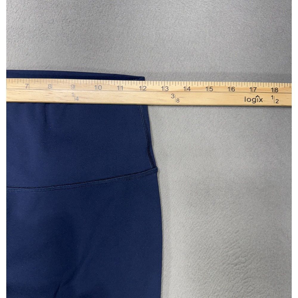 Lululemon Wunder Train High Rise Tight 24x25 Blue Leggings Crop‎ Athleisure Gym - Picture 2 of 10